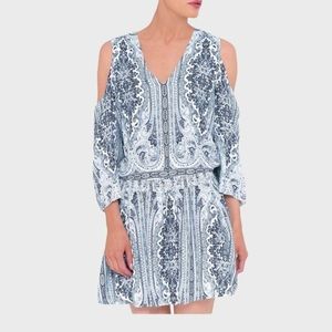 𝅺Alice + Olivia Jolene Cold Shoulder Mini Dress